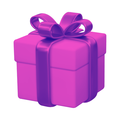 Purple present to represent Q4 sales