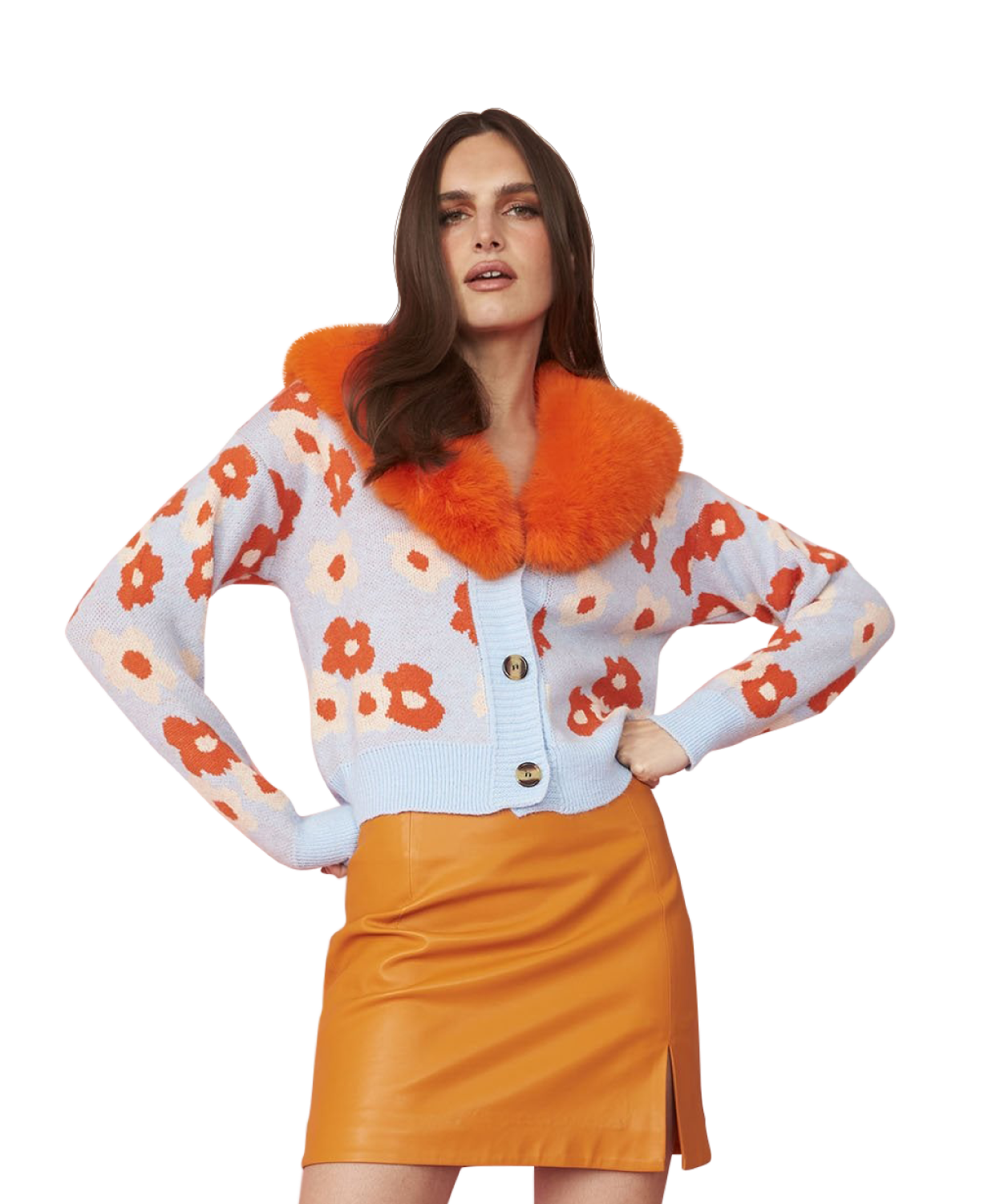 Someone wearing Jayley's products
