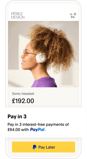 Saome brand with a PayPal checkout screen