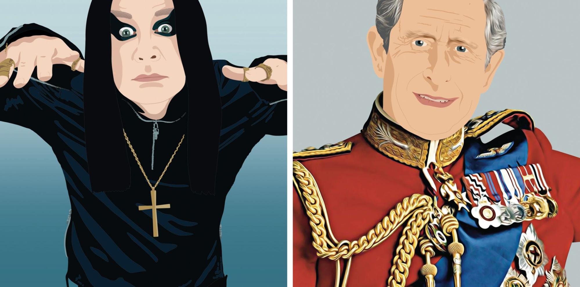 King Charles and Ozzy Osborne